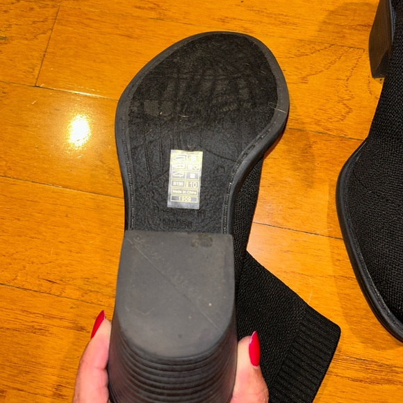 Blowfish Black Sock Slip On Western Style Boots Size 10 NWOT - Picture 8 of 10